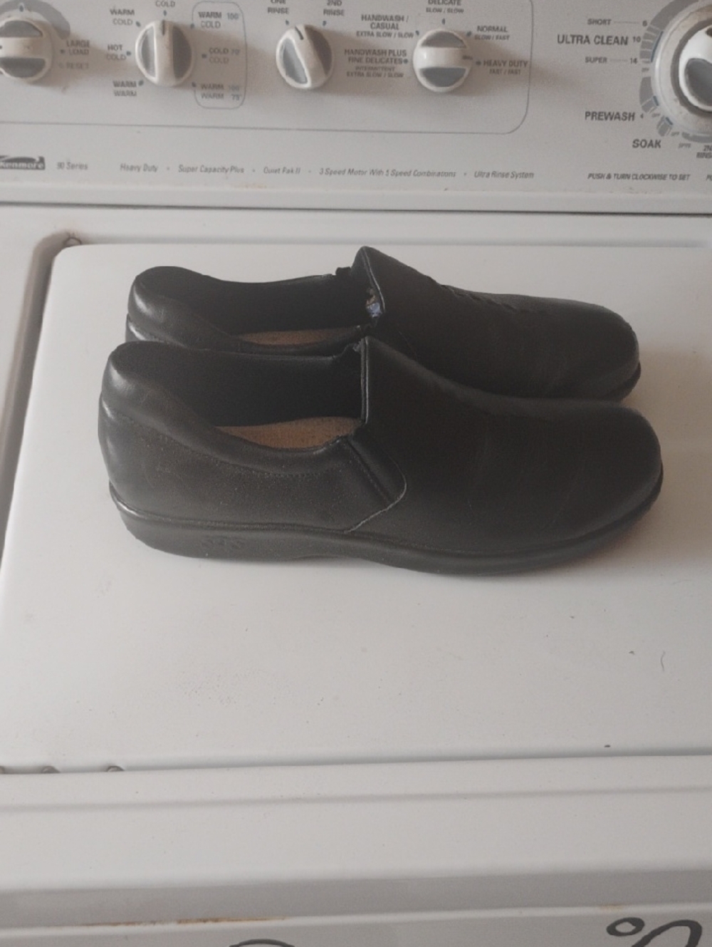 SAS Men's Black Slip-On Comfort Loafers